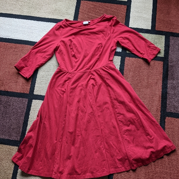 eshakti Dresses Red Eshakti Dress With Pockets Poshmark